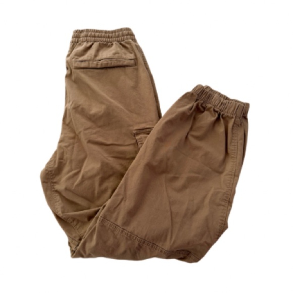 H&M Men’s Relaxed Fit Tan Cargo Jogger Pants - Size M